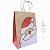 Sacola de Papel Natal - Papai Noel kraft 23x17,5x8,5 cm - Imagem 1