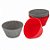 Kit Forminhas de Silicone 7,5cm x 7,5cm x 3,3cm 6 unid. Ref. CK4568 - Imagem 1