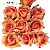 Rosa EVA - M - 10 unid - Laranja - Imagem 1