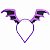 Tiara Halloween Asas de Morcego - Imagem 1