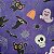 TNT Estampado - Happy Halloween Roxo - Imagem 1