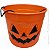 Lembrancinha Balde Abóbora 3 Litros Halloween - Imagem 1