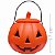 Enfeite para Halloween Caldeirão Abóbora com Tampa - Imagem 1