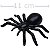 Enfeite Halloween Aranha 6 unid - Ref.106 - Imagem 1