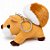 Lembrancinha de Pelúcia com Chaveiro 8cm - Esquilo Bege - Imagem 3