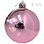 Bolas para Árvore de Natal 6 cm Candy Rosa  - 6 unid Ref. NTB20154 - Imagem 1
