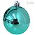 Bolas para Árvore de Natal 6 cm Candy Azul - 6 unid Ref. NTB20154 - Imagem 1