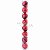Bolas para árvore de Natal 5cm - 8 unid. Vermelha Papai Noel Hohoho - Ref. NTB40104 - Imagem 2