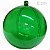 Bola de Acrílico 8cm - Transparente Verde 10 unidades - Imagem 1