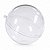 Bola de Acrílico 10cm Transparente 10 unid. - Imagem 1