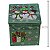 Caixa de Natal em Metal com Relevo Verde Ref. 03772 - Imagem 1