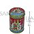 Caixa de Natal Metal Redonda Ref. 03040 - 3 unid. - Seasons Greetings - Imagem 4