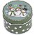 Caixa de Natal em Metal Redonda 7x5cm - Ref. 3195 - Estampas Diversas - Imagem 6