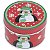 Caixa de Natal em Metal Redonda 7x5cm - Ref. 3195 - Estampas Diversas - Imagem 2