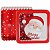 Caixa de Natal em Metal com Visor Transparente - Papai Noel Vermelho Ref. 03201-2 - Imagem 2