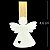 Anjo de Madeira Pregador Mini 6 unid. Ref 546843 - Imagem 1