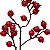 Galho Decorativo com Berries Vermelhas Ref. 7053 - Imagem 2