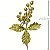 Pick Decorativo de Natal Com Glitter Dourado - Ref. 0448 - Imagem 1