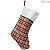 Bota de Natal 39cm - Ref. 22480 - Xadrez Vermelha Verde - Imagem 1