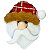 Enfeite de Natal em Feltro - Papai Noel - Ref. 1191 - Imagem 1