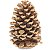 Pinha Natural Natalina 10cm - 1 unidade - Imagem 1