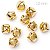 Guizo Ouro 12mm - 100 unid - Imagem 1