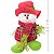 Enfeite de Natal Boneco de Neve Chapéu Vermelho - Ref. 6396-2105 - Imagem 1