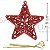 Enfeite de Natal - Estrela Vermelha com Glitter NTA15080 - 4 unid. - Imagem 2