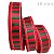 Fita de Natal Sinimbu - 16mm Cor 1 Ref. 1548/16 - Vermelho Listra Verde - Imagem 1