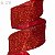 Fita Aramada de Natal 6cm x 9m  Glitter Vermelho - Ref. 1712905-R - Imagem 2