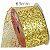 Fita Aramada de Natal 6 cm x 9m  Lantejoulas Douradas - Ref. 1940024-G - Imagem 1