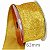 Fita Aramada de Natal 6 cm x 9m  Glitter Ouro Forte - Ref. 1712905-G1 - Imagem 1