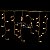 Cascata 8 Funções 100LED Branco Quente Fio Transparente Ref. NTL1100Q127V - Imagem 1