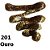 Tinta Relevo Dimensional Glitter 35 ML 201 Ouro - Imagem 1