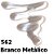 Tinta Relevo Dimensional Metallic 35 ML 562 Branco Metálico - Imagem 1