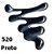 Tinta Relevo Dimensional Metallic 35 ML 520 Preto - Imagem 1