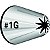 Bico de Confeitar Inox Wilton Grande - Flor de Pitanga 1G - Imagem 1