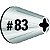 Bico de Confeitar Inox Wilton Pequeno - Especialidades 83 - Imagem 1