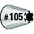 Bico de Confeitar Inox Wilton Pequeno - Especialidades 105 - Imagem 1