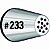 Bico de Confeitar Inox Wilton Pequeno - Abertura Multiplas 233 - Imagem 1