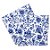Guardanapo de Papel Decoupage 20 unid. Delft Blue Floers 13318635 - Imagem 1