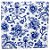 Guardanapo de Papel Decoupage 20 unid. Delft Blue Floers 13318635 - Imagem 2