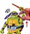 Action Figure Donatello Ninja Shouts TMNT - Original Playmates - Imagem 3