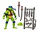 Action Figure Leonardo TMNT Mutant Mayhem - Original Playmates - Imagem 3