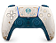 Controle Sem Fio Sony DualSense, Bluetooth, PS5 e PC, Edição Limitada Genshin Impact, Branco e Azul - Imagem 1