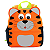 Mochila Infantil Tigre 3D - Aventuras Animais - Imagem 1