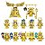 Pack 12 Cavaleiros do Zodíaco - Blocos de Montar - Imagem 1
