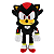 Pelúcia Shadow - Sonic the Hedgehog - Imagem 1