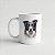 Caneca Border Collie Branca 325ml - Imagem 1