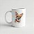 Caneca Chihuahua Branca 325ml - Imagem 1